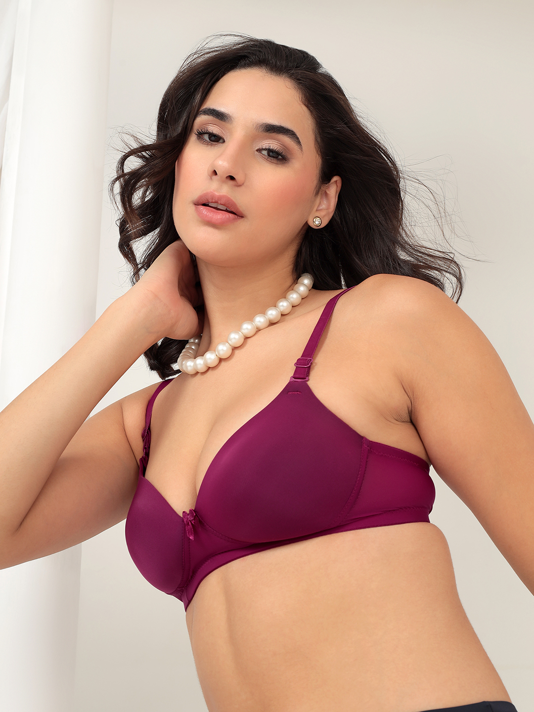 Purple Lace Bra